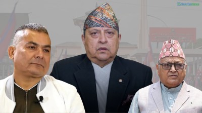  निर्मलनिवासमा राजावादीको चहलपहल बढ्यो, ज्ञानेन्द्रसँग दुर्गा र नवराजको भेट 